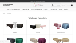 Your Chair Covers - Wholesale Tablecloths and Linens
