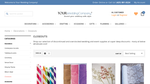 Your Wedding Company - Discounted Wedding Supplies