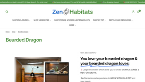 Zen Habitats - Bearded Dragon Enclosures
