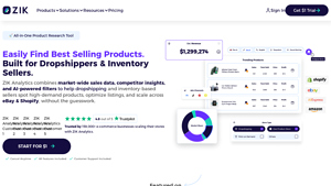 ZIK Analytics - Comprehensive Product Research Tool