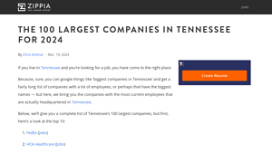 Tennessee's Largest Companies - Top Employers