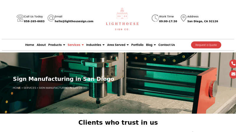 1 Sign Manufacturing Company in San Diego, Sign Makers Near Me