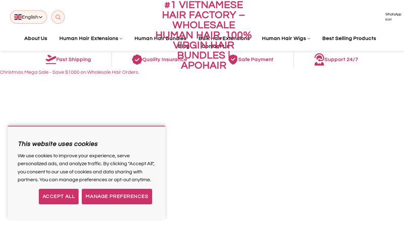 #1 Vietnamese Hair Factory, Wholesale Human Hair Manufacturer ...