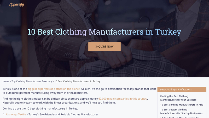 10 Best Clothing Manufacturers & Suppliers in Turkey
