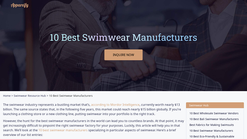 10 Best Swimwear Manufacturers (USA & Global)