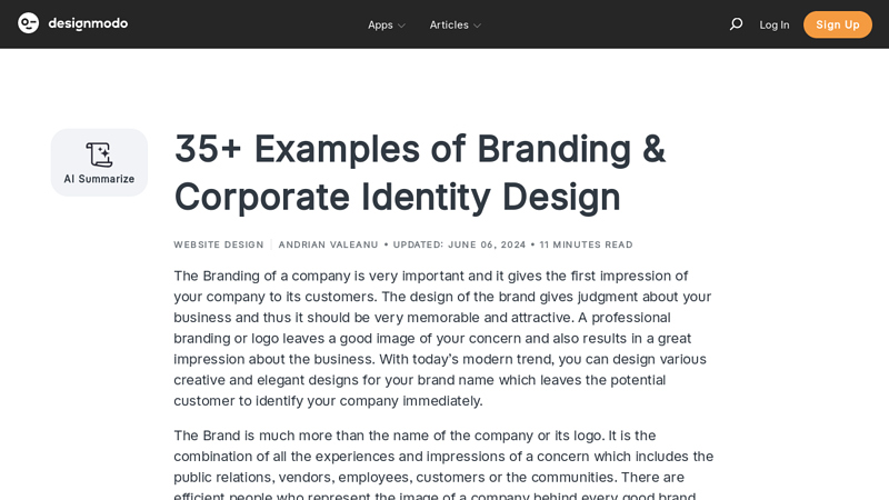 35+ Examples of Branding & Corporate Identity Design