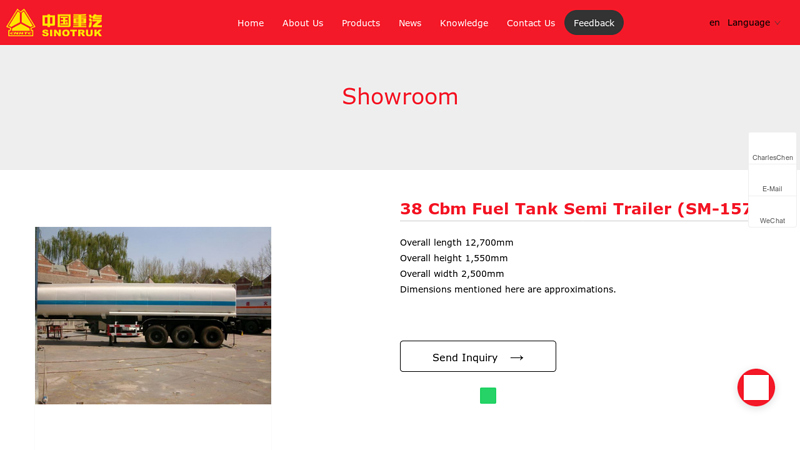 38 Cbm Fuel Tank Semi Trailer (SM