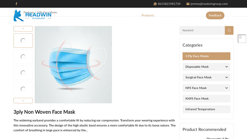 3ply Non Woven Face Mask