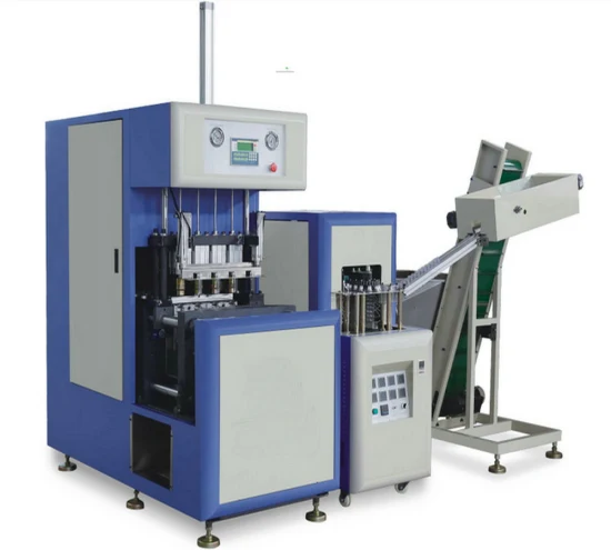 4 Cavity Semi Automatic Pet Bottle Blowing Machine