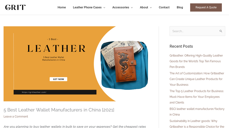 5 Best Leather Wallet Manufacturers in China [2021]