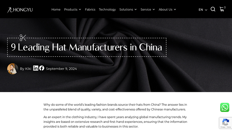9 Leading Hat Manufacturers In China