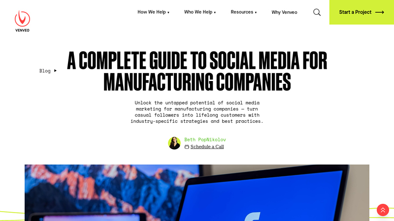 A Complete Guide to Social Media for Manufacturing Companies