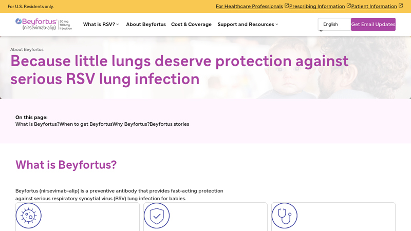 About Beyfortus® (nirsevimab-alip)