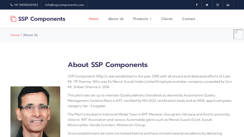 About SSP Components