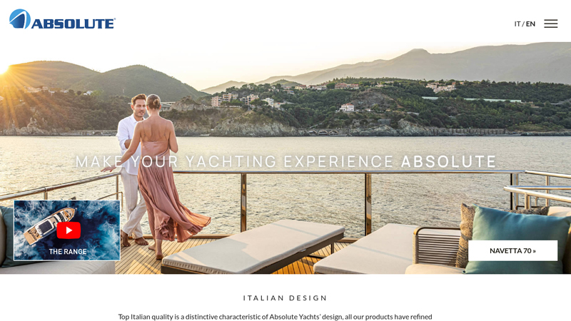 Absolute Yachts, the Italian company specializing in building luxury ...