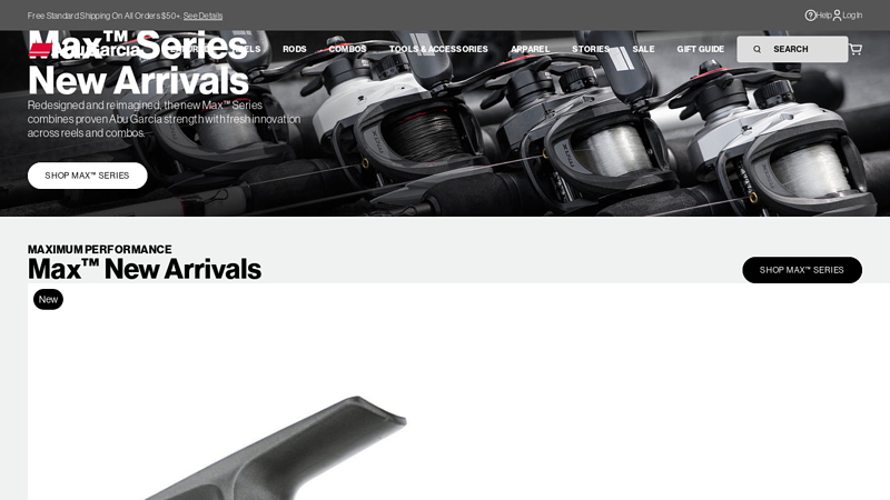 Abu Garcia Fishing Rods, Reels, and other Fishing Tackle