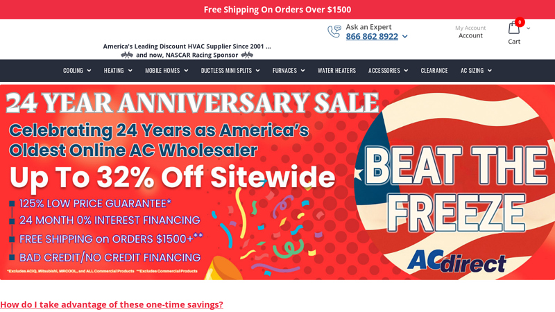 AC Direct: Online AC & Heating Unit Wholesaler