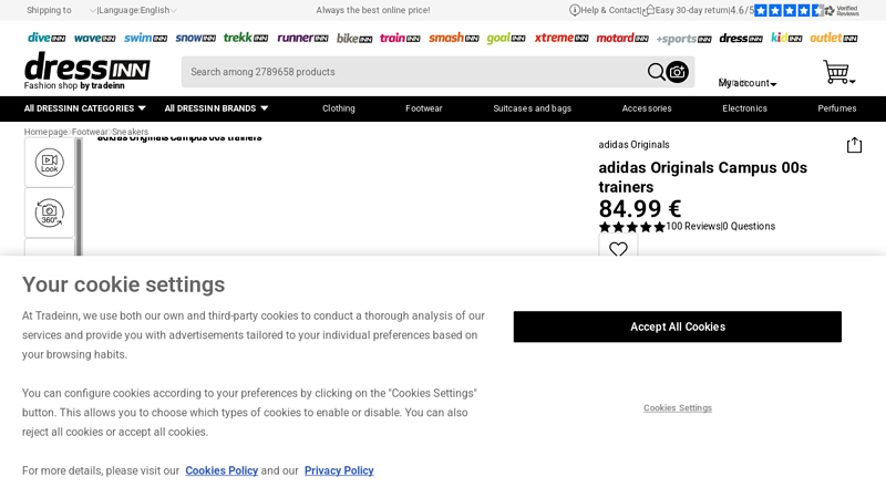 adidas Originals Campus 00s trainers Beige