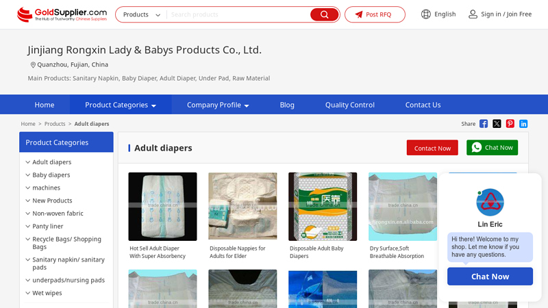 Adult diapers from China Manufacturers