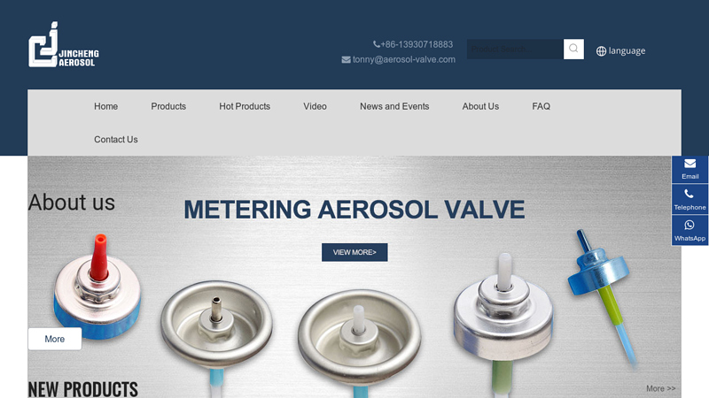aerosol valve, aerosol cap, aerosol metal can, spray valve, actuator ...
