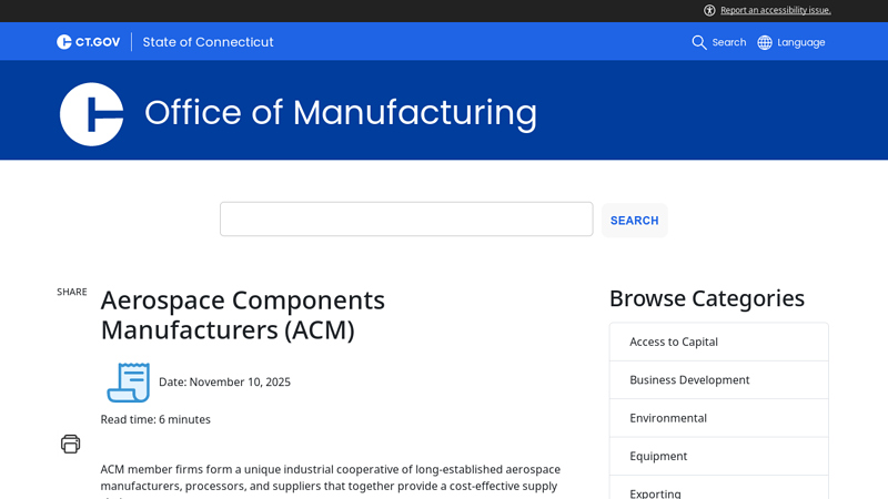 Aerospace Components Manufacturers (ACM)