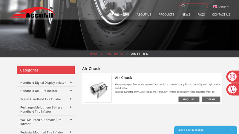 Air Chuck Factory, Suppliers
