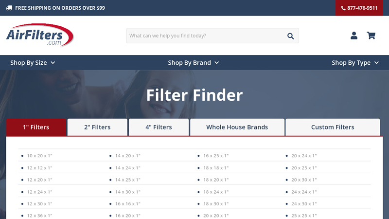 Air Filters all Brands & Sizes Direct to your Door