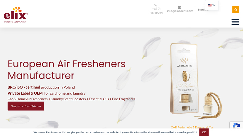Air Fresheners & Fragrance Manufacturer