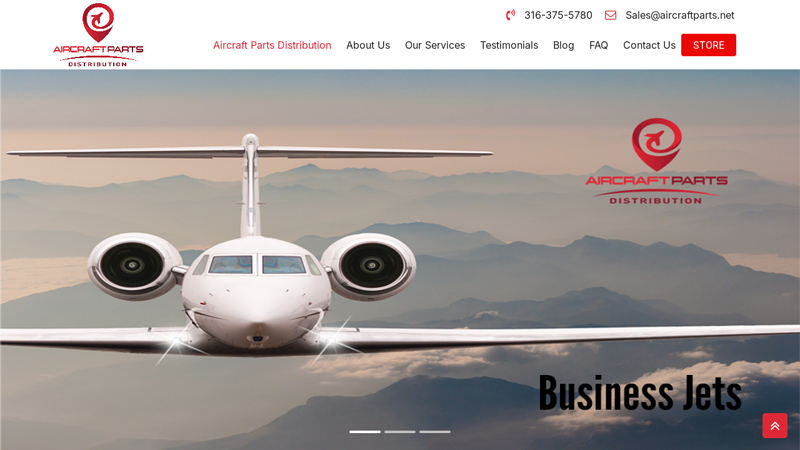Aircraft Parts Distribution is a leading provider of business jet parts.