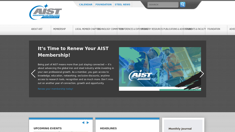 AIST Association for Iron & Steel Technology