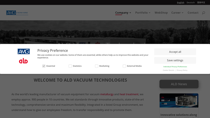 ALD Vacuum Technologies