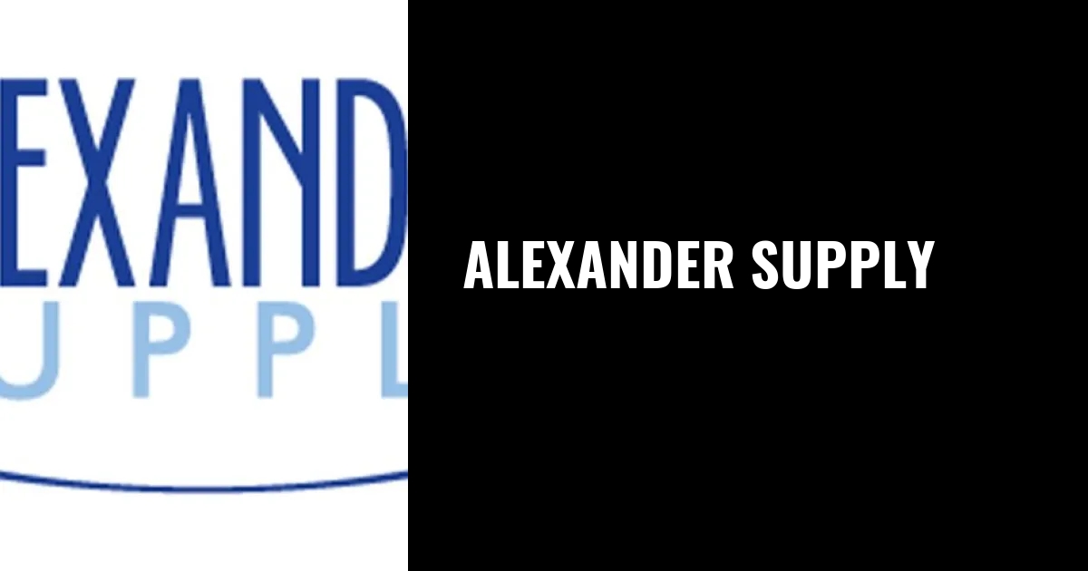Alexander Supply, 2225 E NC 152 Hwy, China Grove, NC 28023, US