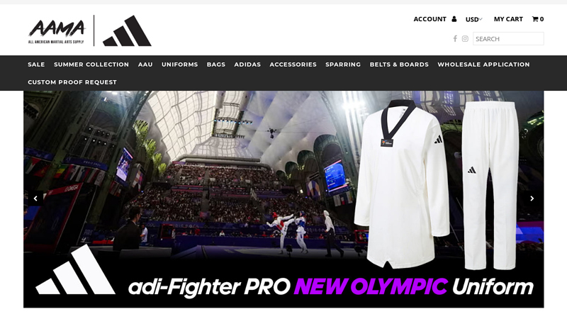 All American Martial Arts Supply Official Adidas Taekwondo Distributor