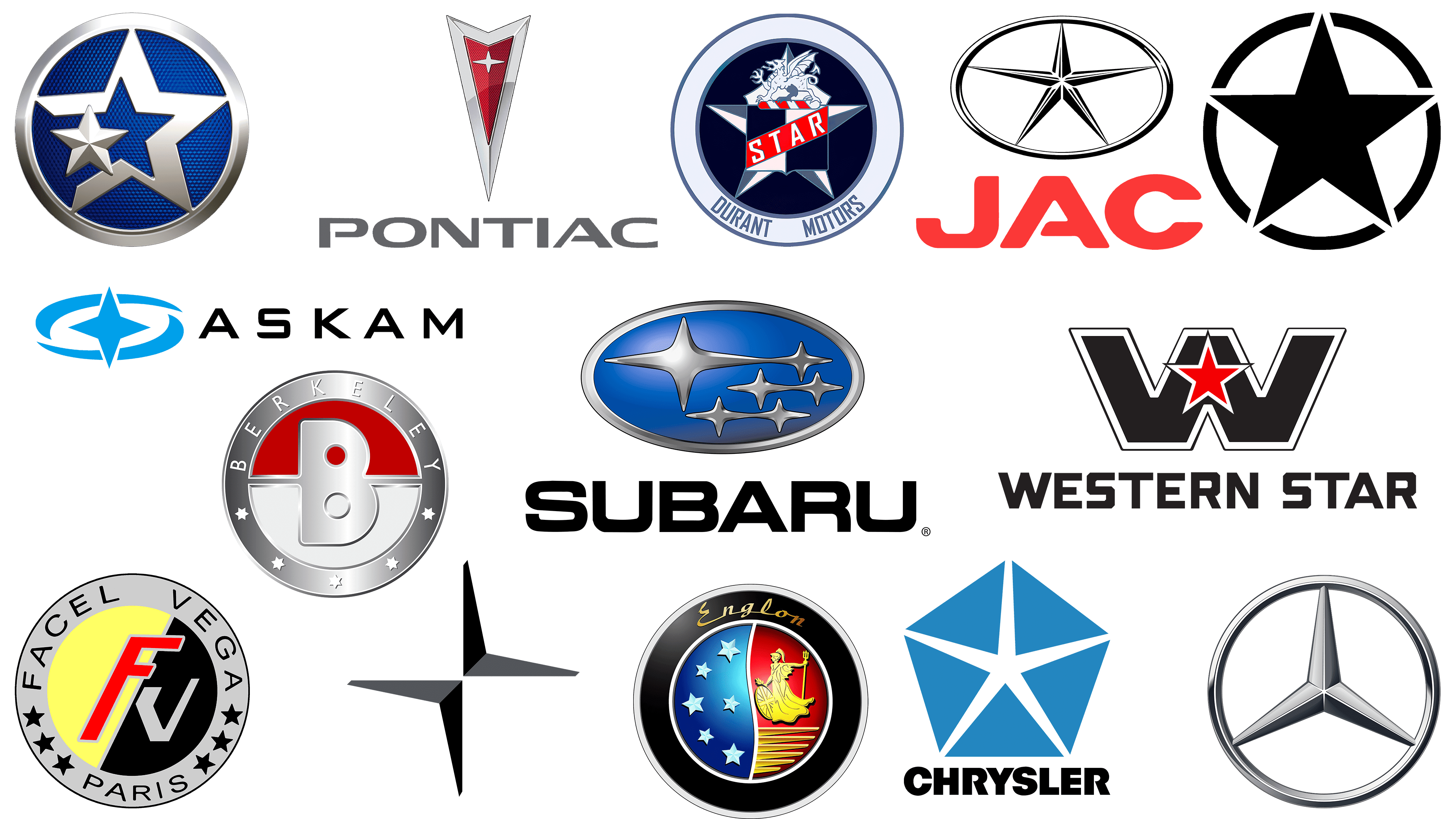 All Car Badges and Logos With Stars