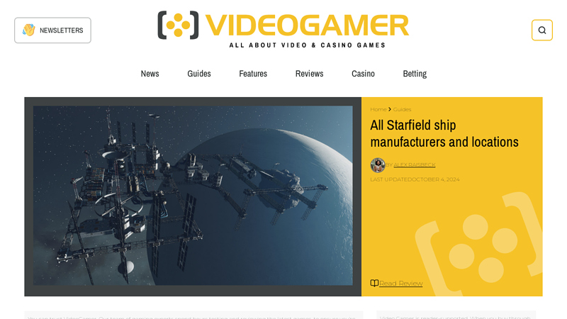 All Starfield ship manufacturers and locations