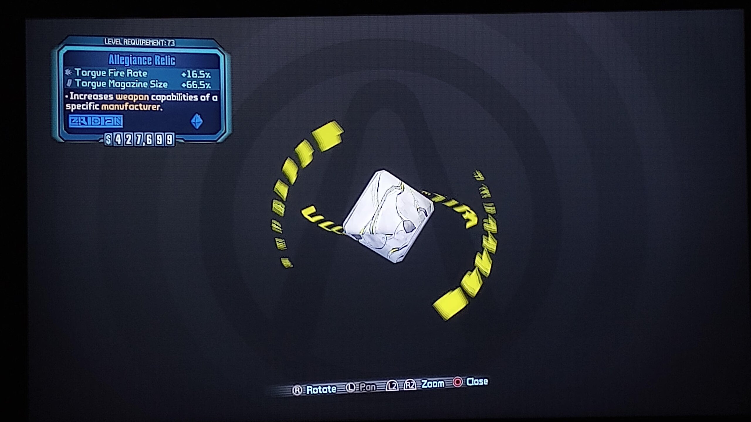 Allegiance Relic