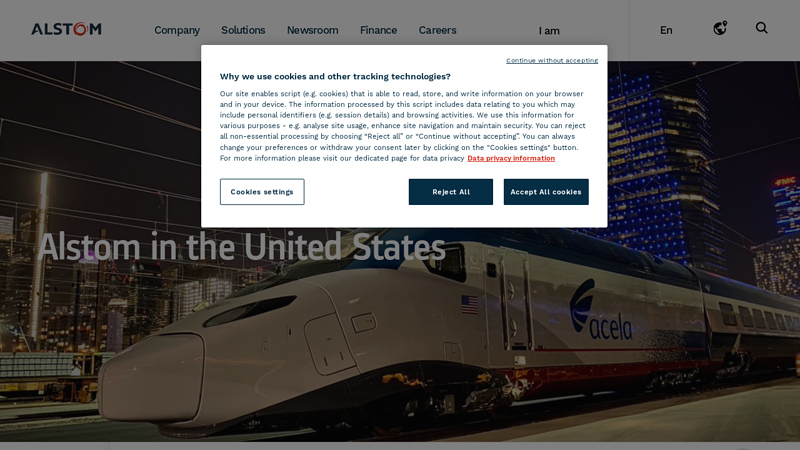 Alstom in the U.S.