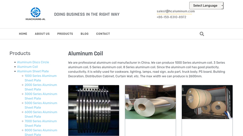 Aluminum Coil Manufacturer China