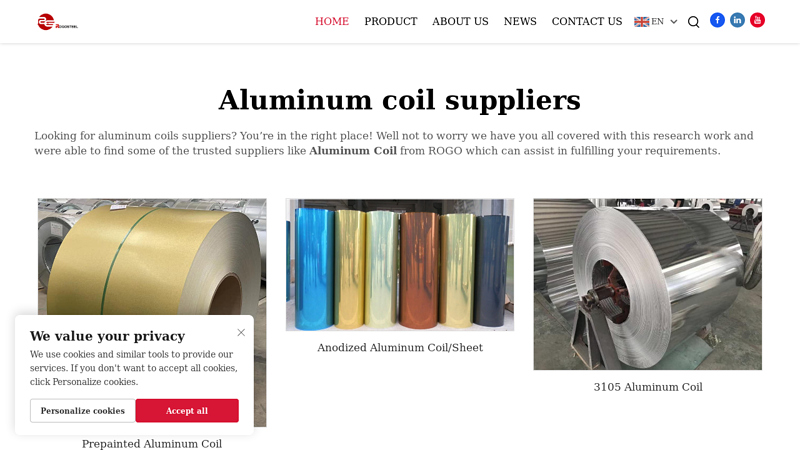 Aluminum coil suppliers