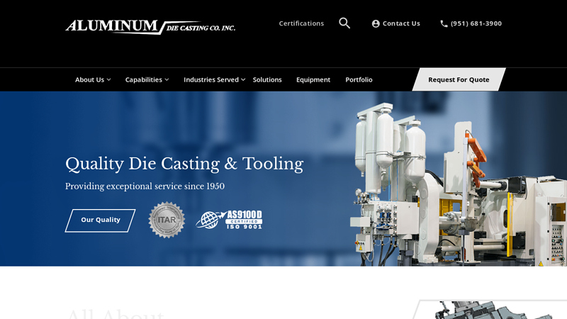 Aluminum Die Casting Manufacturer & Supplier