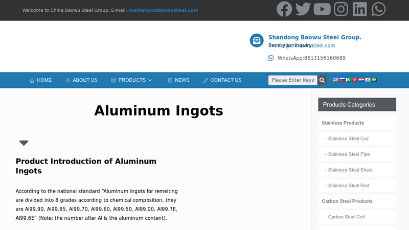 Aluminum Ingots