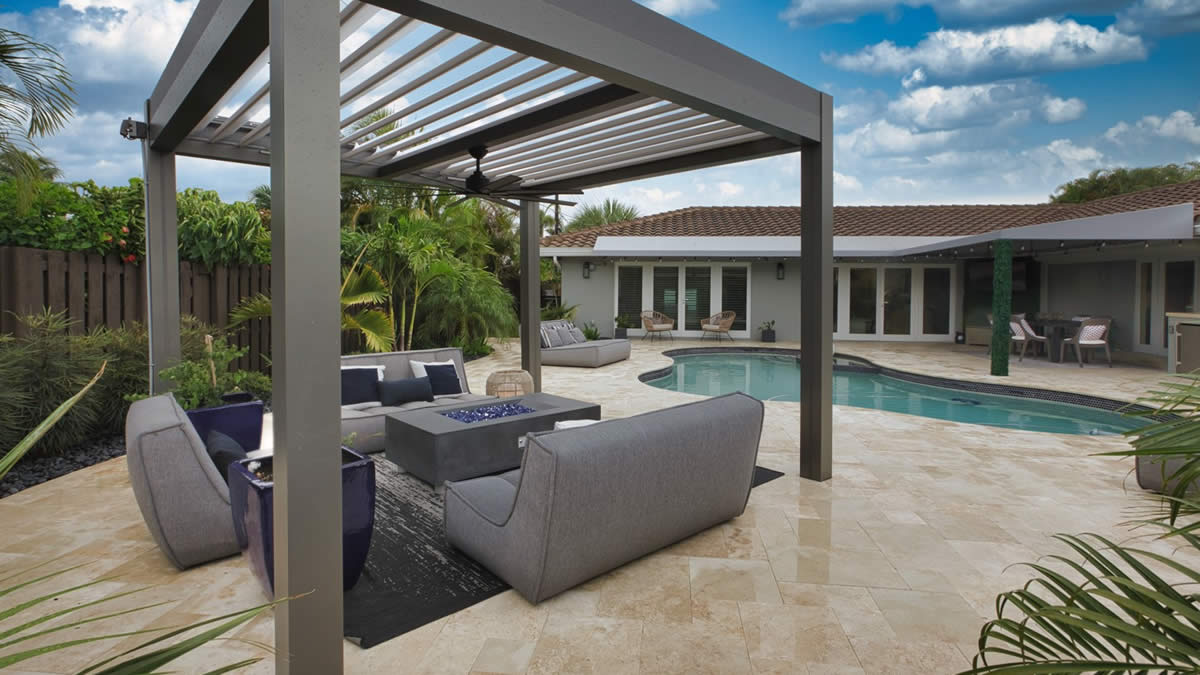 aluminum pergolas & shade structures