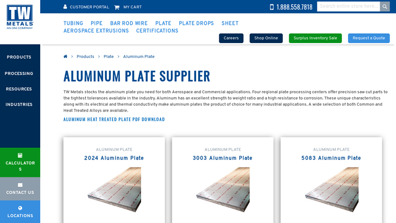 Aluminum Plate Supplier