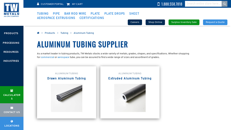 Aluminum Tubing Supplier