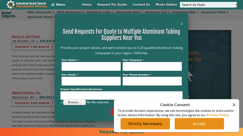 Aluminum Tubing Suppliers