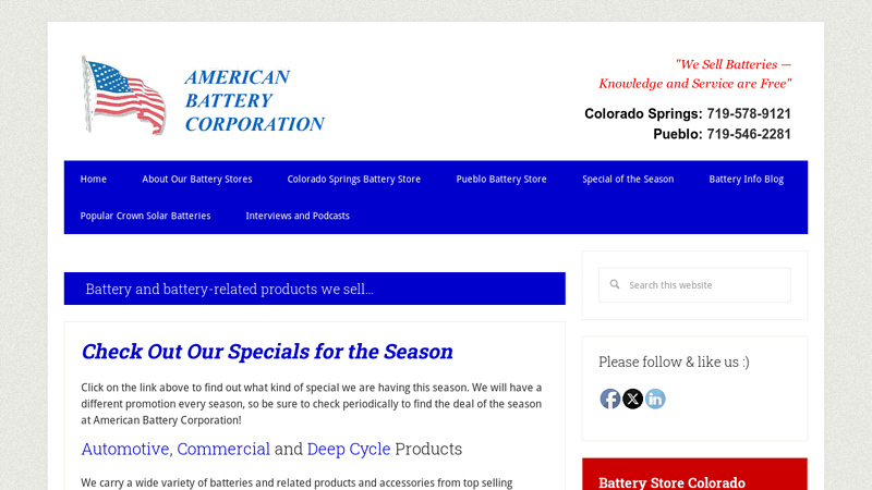 American Battery Corporation