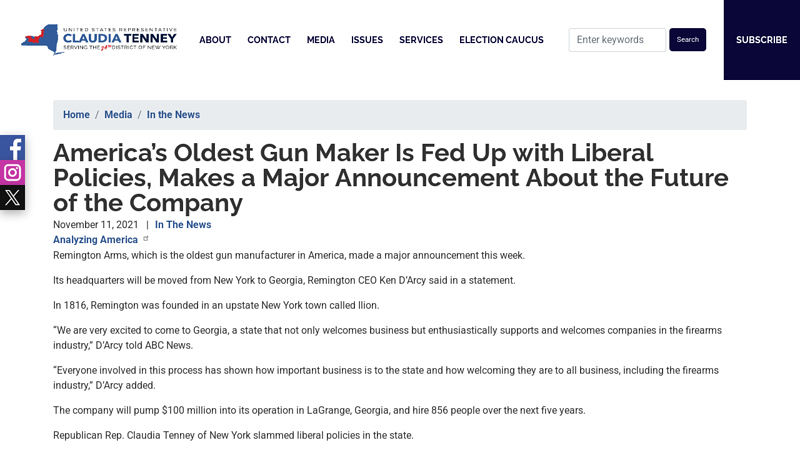 America's Oldest Gun Maker Is Fed Up with Liberal Policies, Makes ...