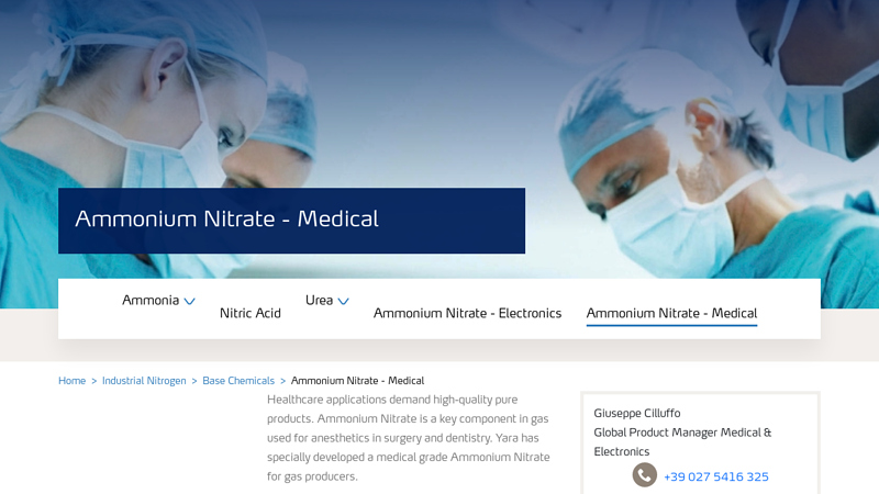 Ammonium Nitrate Medical Grade