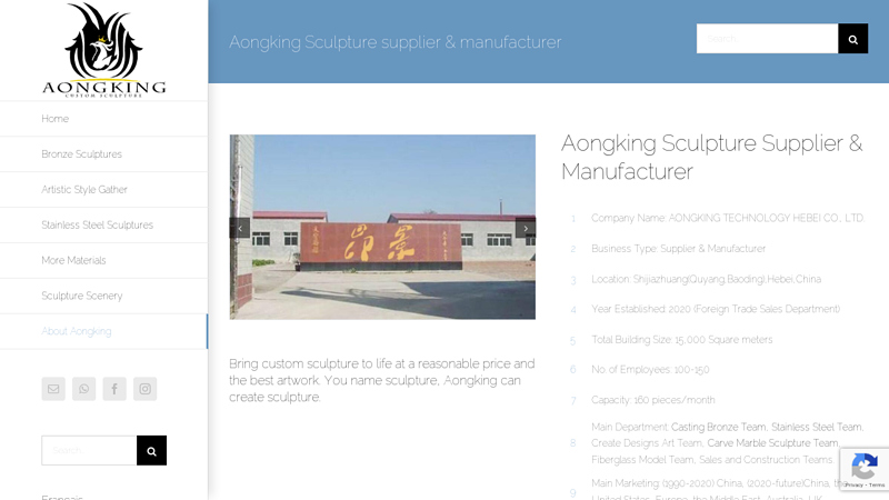 Aongking Sculpture manufacturer In Bronze, Stainless Steel, Metal ...