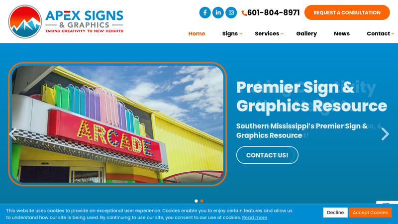 Apex Custom Signs & Graphics Company of Laurel